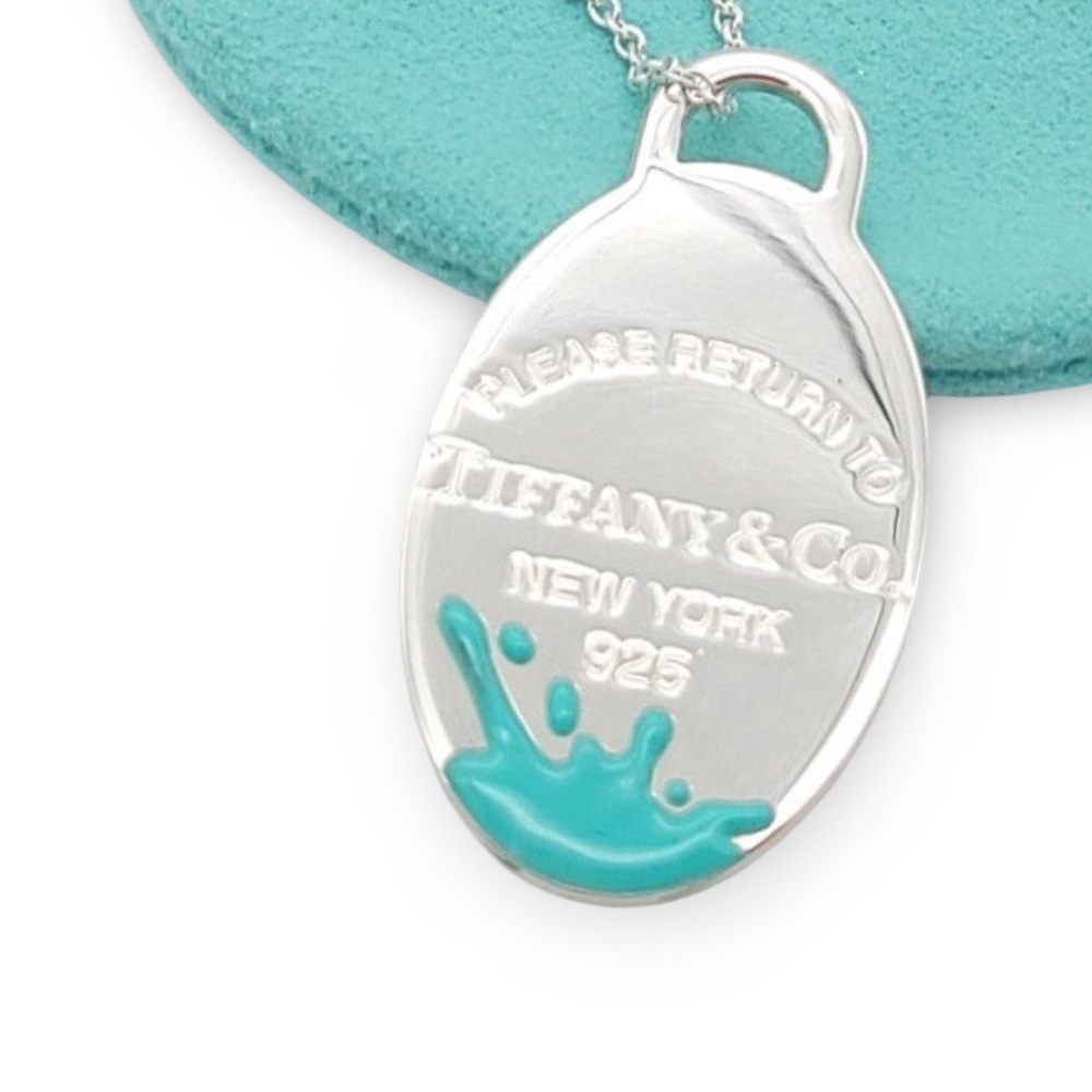 Tiffany & Co. 🎨 Return to Tiffany Color Splash Charm | .925 Sterling Silver
